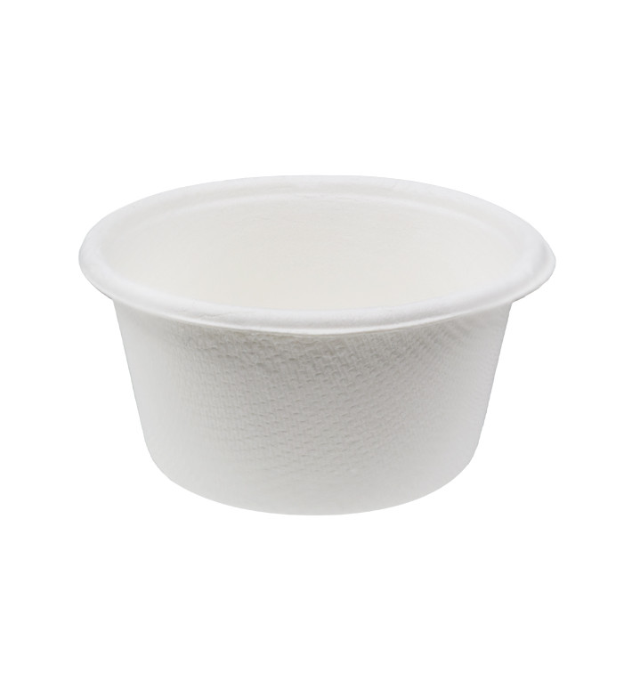 Tarrina de Caña de Azúcar Blanca Ø6,2cm 60ml (2500 Uds)