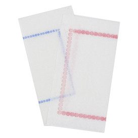 Servilleta de Papel 14x14 Zigzag Azul (25.000 Uds)