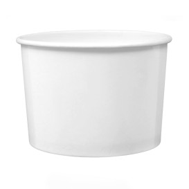 Tarrina de Cartón Blanco 488ml (250 Uds)