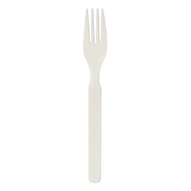 Tenedor Reutilizable Durable PP Crema 17,9cm (50 Uds)