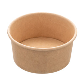 Tarrina Cartón Kraft Multi-Food 370ml Ø11,5cm (50 Uds)