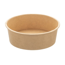 Ensaladera Cartón Kraft 600ml Ø15,0cm (300 Uds)