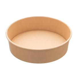 Ensaladera Cartón Kraft 950ml Ø18,5cm (50 Uds)