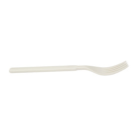 Tenedor Reutilizable Durable PP Crema 17,9cm (50 Uds)