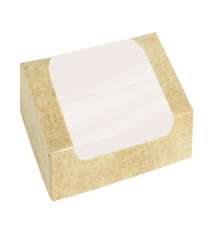 Envase de Cartón Rectangular PackiPack Vision Kraft 13x11x8cm (50 Uds)