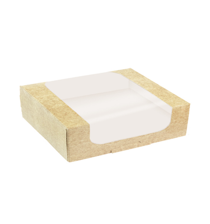 Envase de Cartón Cuadrado PackiPack Vision Kraft 28x28x8cm (50 Uds)