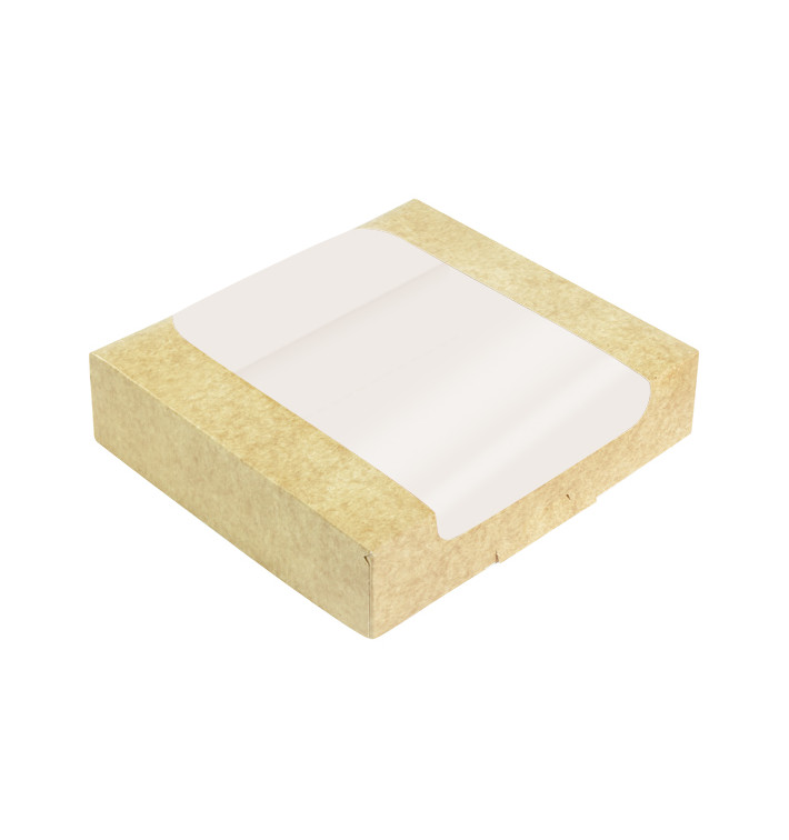 Envase de Cartón Cuadrado PackiPack Vision Kraft 28x28x10cm (25 Uds)
