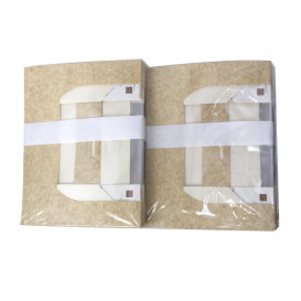 Envase de Cartón Rectangular PackiPack Vision Kraft 20x10,5x5cm (50 Uds)