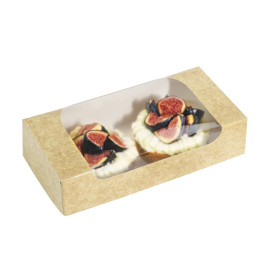 Envase de Cartón Rectangular PackiPack Vision Kraft 17x9x6cm (50 Uds)