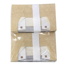 Envase de Cartón Rectangular PackiPack Vision Kraft 18x6x6cm (50 Uds)