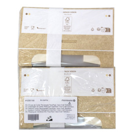 Envase de Cartón Rectangular PackiPack Vision Kraft 18x6x6cm (50 Uds)