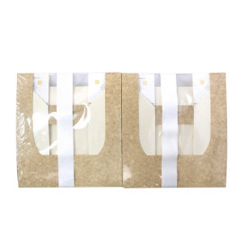 Envase de Cartón Rectangular PackiPack Vision Kraft 19x15x6cm (50 Uds)