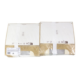 Envase de Cartón Rectangular PackiPack Vision Kraft 25x18x7cm (X Uds)