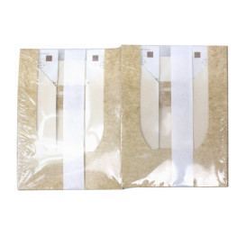 Envase de Cartón Cuadrado PackiPack Vision Kraft 14x14x5cm (50 Uds)