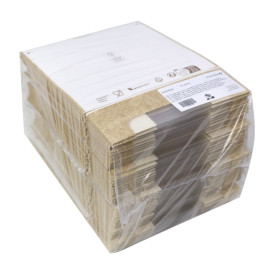 Envase de Cartón Cuadrado PackiPack Vision Kraft 20x20x6cm (50 Uds)
