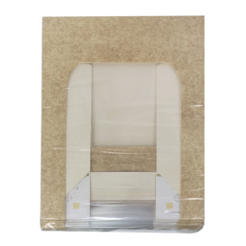 Envase de Cartón Cuadrado PackiPack Vision Kraft 20x20x6cm (50 Uds)