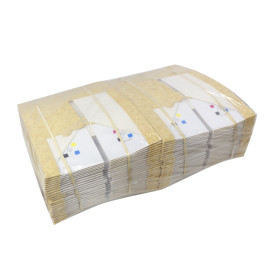 Envase de Cartón Cuadrado PackiPack Vision Kraft 21x21x10cm (50 Uds)