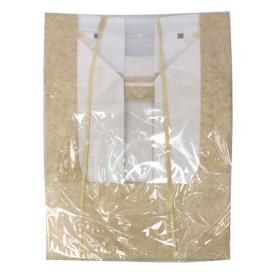 Envase de Cartón Cuadrado PackiPack Vision Kraft 24x24x10cm (25 Uds)