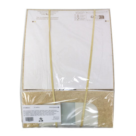 Envase de Cartón Cuadrado PackiPack Vision Kraft 24x24x10cm (25 Uds)
