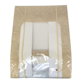 Envase de Cartón Cuadrado PackiPack Vision Kraft 28x28x10cm (25 Uds)