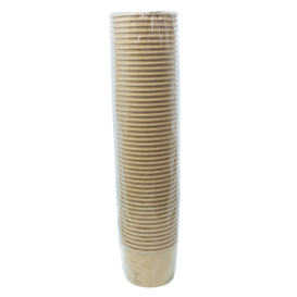 Tarrina Cartón Kraft-Kraft Multi-Food 550ml Ø11,5cm (50 Uds)