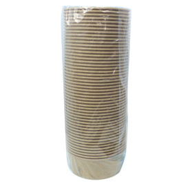 Ensaladera Cartón Kraft-Kraft 1.000ml Ø16,6cm (50 Uds)
