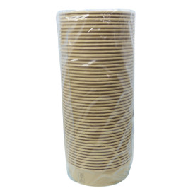 Ensaladera Cartón Kraft-Kraft 950ml Ø18,5cm (50 Uds)