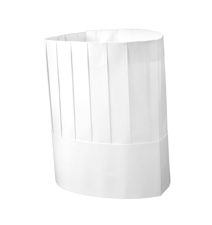 Gorro TST Cocinero Chef  Blanco (10 Uds)