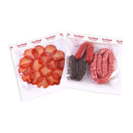 Bolsa de Vacío Reutilizable con Cierre Adhesivo Roja 30x20cm (100 Uds)
