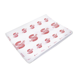 Bolsa de Vacío Reutilizable con Cierre Adhesivo Roja 30x36cm (100 Uds)