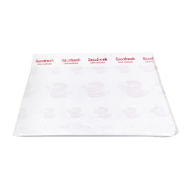 Bolsa de Vacío Reutilizable con Cierre Adhesivo Roja 30x36cm (100 Uds)