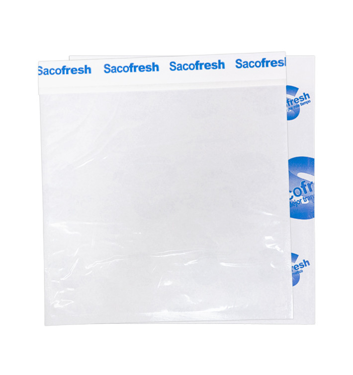 Bolsa de Vacío con Cierre Adhesivo Azul 30x25cm (100 Uds)