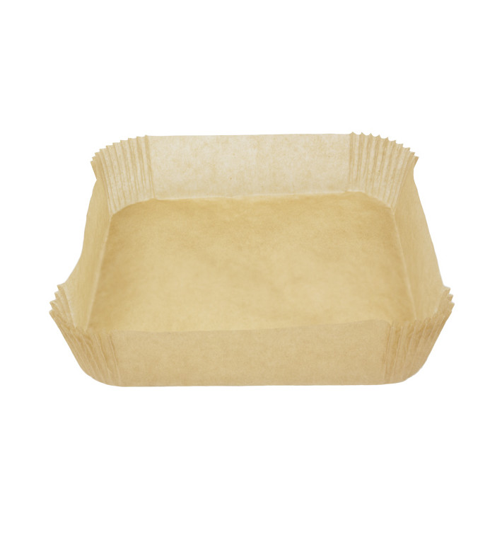 Papel Kraft para Freidora de Aire 40g 17x17x4cm (50 Uds)