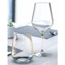 Vaso Reutilizable Durable Tritán Elegance Transparente 390ml (1 Ud)