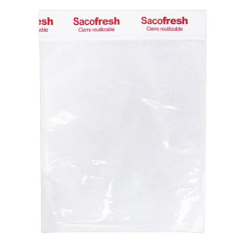 Bolsa de Vacío Reutilizable Sacofresh Roja 30x20cm (100 Uds)