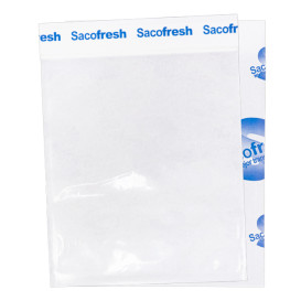 Bolsa PE y Papel Solapa Adhesiva Sacofresh Azul 30x20cm (1.200 Uds)