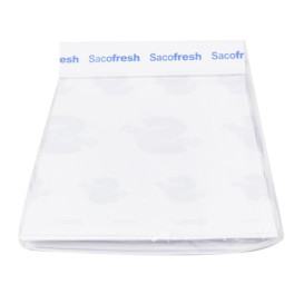 Bolsa PE y Papel Solapa Adhesiva Sacofresh Azul 30x20cm (1.200 Uds)