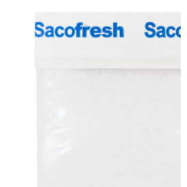 Bolsa PE y Papel Solapa Adhesiva Sacofresh Azul 30x20cm (1.200 Uds)