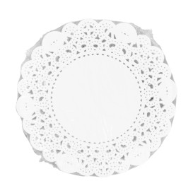 Rodal de Papel Calado Blanco Litos Ø11,5cm (250 Uds)