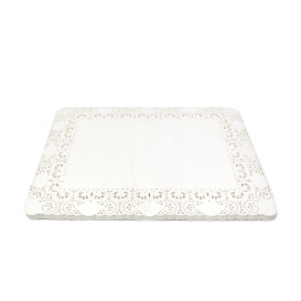 Blonda de Papel Calada Blanca Litos 35x45cm (250 Uds)