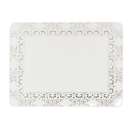 Blonda de Papel Calada Blanca Litos 35x45cm (1.000 Uds)