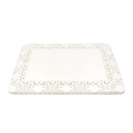 Blonda de Papel Calada Blanca Litos 30x40cm (2.000 Uds)