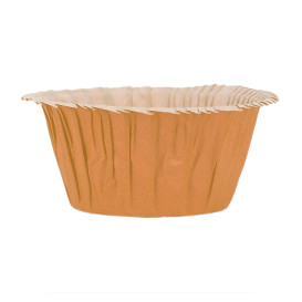 Cápsulas para Cupcakes 4,9x3,8x7,5cm Naranja (500 Uds)