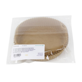 Papel Kraft para Freidora de Aire 40g Ø16x4cm (50 Uds)