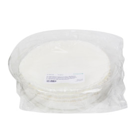 Papel Kraft para Freidora de Aire Blanco 90g Ø22x4cm (500 Uds)