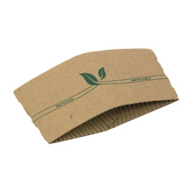 Funda para Vasos de Cartón Corrugada 12 y 20 Oz (1.000 Uds)