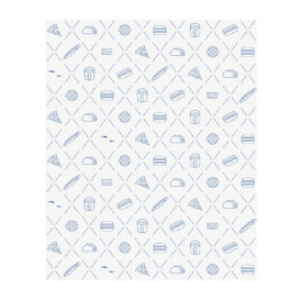 Envuelta Antigrasa Eco Azul 30x40cm (3.000 Uds)