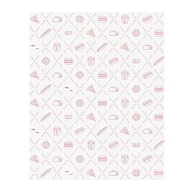 Envuelta Antigrasa Eco Roja 30x40cm (3.000 Uds)