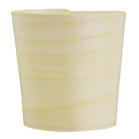 Vaso de Madera Degustación 1Oz/30ml 6x6cm (100 Uds) Vaso de Madera Degustación 1Oz/30ml 6x6cm (100 Uds)