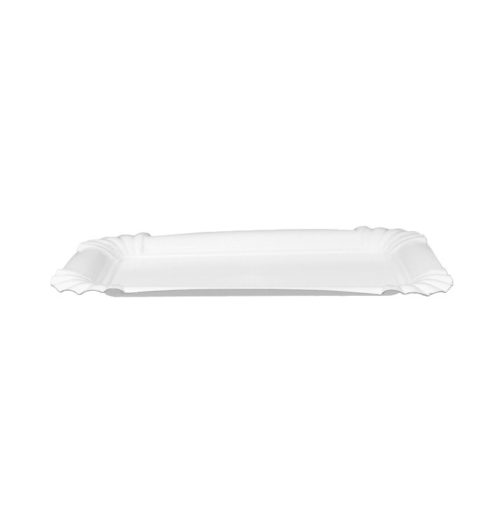 Bandeja de cartón blanca